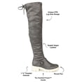 thumbnail image 2 of Brinley Co. Womens Tru Comfort Foam™ Extra Wide Calf Over The Knee Boot, 2 of 7