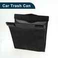 thumbnail image 6 of Car Trash Can Portable Back Seat Trash Bin Blue 1 Pc 12.2" Length 11.4" Width 10.2" Height Faux Leather, 6 of 6