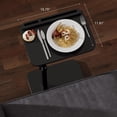 thumbnail image 2 of Adjustable End Table for Couch, 360° Swivel C Shaped Side Table with Height Adjustment, Sofa & Bedside Table for Laptop Use, Working & Reading, TV Tray Alternative, Space Saving, Folding Side Tables, 2 of 9