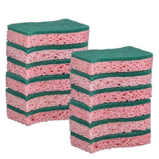 Elite Selection SShape Scrub Sponges NonScratch Kitchen Sponges