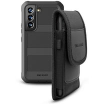 Encased Nylon Holster & FalconShield Case Compatible with Samsung Galaxy S22 Plus Belt Clip Case and Pouch