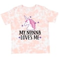 thumbnail image 3 of Inktastic My Nonna Loves Me Unicorn Girls Toddler T-Shirt, 3 of 5