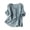 Blue, variant on Linen Shirts for Women Summer Retro Embroidered 3/4 Sleeve Boho Peasant Tops Dressy Casual Blouses White L
