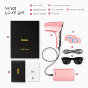 Robx A05 Ice-Cooling IPL Hair Removal Device for Face, Body, and Bikini Line - Pink