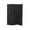 Black Foldable Partition 3 Panel Solid Rectangle 59" x 1" x 70", variant on DecMode 59" x 70" Black Mango Wood Foldable Partition 3 Panel Room Divider Screen with Carved Design, 1-Piece