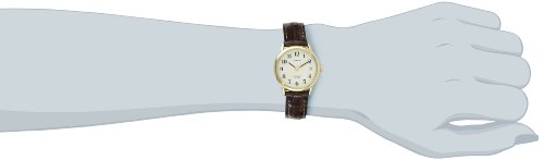 Timex Women's Easy Reader Date Brown/Gold 25mm Casual Watch, Leather Strap - image 5 of 5