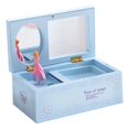 thumbnail image 1 of Rotating Jewelry Storage Case Rectangular Clear Musical Toy for Kids Girls  Blue, 1 of 10
