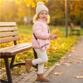 thumbnail image 5 of Abcomgle Girls Winter Jackets 10-12 Winter Stand Collar Puffer Jacket Kids Warm Lightweight Toddler Puffer Coat Quilted Boys' Outerwear Jackets & Coats, 5 of 8