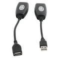 thumbnail image 2 of Câble d'Extension USB vers RJ45, Adaptateur USB Flexible et Durable Noir, Câble d'Extension pour Maison CAT5/RJ45/CAT6 Patch Cordon OS X Bureau, 2 of 8