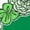 Kelly Green, variant on Inktastic Happy St. Patrick's Day Clovers Women's V-Neck T-Shirt