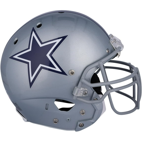 Dallas Cowboys Player-Worn Silver Helmet Worn Between the 2020-24 NFL Seasons - RG13315064 - Fanatics Authentic Certified