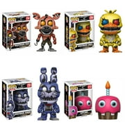 Pop! Games: Five Nights at Freddy's - Nightmare Foxy, Chica , Cupcake and Bonnie! Set of 4