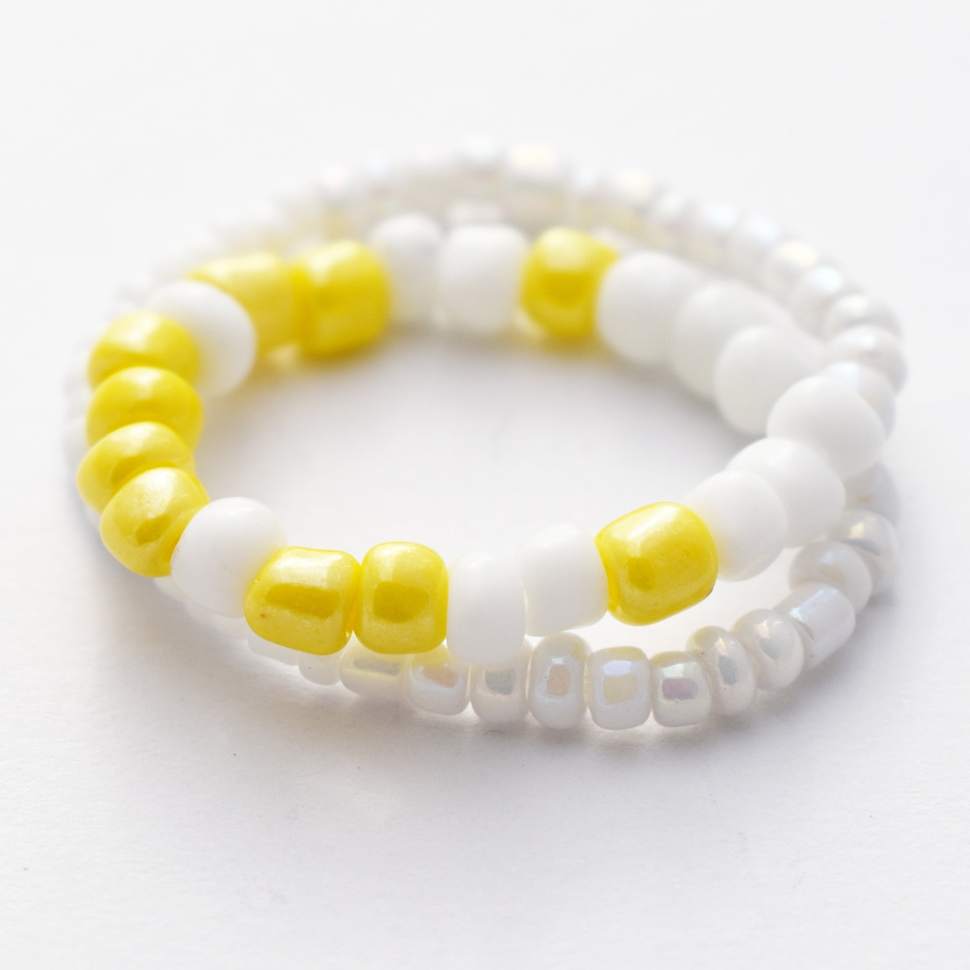 Hello Hobby Pony Plastic Beads, White, 500-Pack