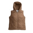 thumbnail image 6 of Busydd Womens Puffer Vest Comfortable Zip Up Hooded Puffy Vest Casual Solid Color Sleeveless Winter Vests with Pockets, 6 of 7