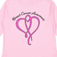 thumbnail image 4 of Inktastic Breast Cancer Awareness with Pink Ribbon Heart Boys or Girls Long Sleeve Toddler T-Shirt, 4 of 5
