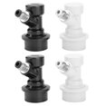 thumbnail image 2 of ANGGREK 4Pcs 1/4 Stainless Steel Ball Lock Keg Quick Connector Adpater For Adapter For Home Beer,Keg Connector,Ball Lock Connector, 2 of 8
