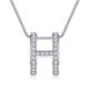 thumbnail image 1 of Colgante de collar Geométrico ANGGREK Diseño En Forma de H Brillante, 1 of 8