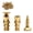 30 Sets, variant on Hinge Repair Screw & Expansion Anchor, 6 x 14mm Short Wall Anchor Set for Cabinet Door Hinge Thread Repair