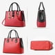 thumbnail image 2 of Negro grandes bolsas de cuero moderno bolso de las señoras bolso de hombro grande mujeres bolso de hombro negro, 2 of 6