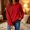 S1-Red, variant on Textilo Womens Hoodies Long Sleeve Hooded Hoodies with Pocket Solid Color Sweaters Pullover Y2k Fall Winter 2026 Comfy Casual Outfits,Camouflage Green XL