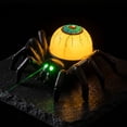 thumbnail image 4 of Tryvkinvive Halloween Spider Ornament,Light Up Eyeball Spider Decor for Halloween Decorations,Glowing Spider Figure for Halloween Indoor Outdoor Tabletop Party Decor, 4 of 6