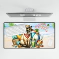 thumbnail image 4 of Siamese Hello Summer with Sunglasses and Surfboard Tropical Vibes Desk Mat Full Keyboard Mouse Pad Cat Lover Kitten Owner Gifts Large Mousepad - 00007, 4 of 5