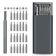 thumbnail image 2 of GALACOK 25 In 1 Screwdriver Set Magnetic Phillips Torx Hex Precision Screw Bits Removable Household Repair Hand Tools For Phone 25In1-Darkgrey, 2 of 6