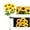 Yellow, variant on 4 Styles Solar Flower Stake Lights, 29in Outdoor Led Garden Stake Lamp with Lycoris Sunflower Lavender Lily, Decorative Landscape Light for Yard Patio Lawn Pathway Decoration, Orange