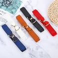 thumbnail image 2 of Thin Stretch Waist Belt Women Fashion Accessory Decorative Clasp Waist Sash for Outfits Dresses Winter Wear, 2 of 9