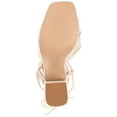 thumbnail image 6 of Journee Womens Felisity Open Square Toe Block Heel Dress Sandals, 6 of 10