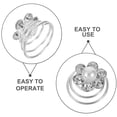 thumbnail image 3 of unbranded 60Ud De Plateado Con Espiral De Cristal Y Para Bodas Y Eventos, 3 of 6