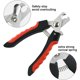 thumbnail image 4 of Cortauñas para perros y gatos Cortaúñas con lima de uñas - Kit de aseo esencial - Rojo y negro JAMW Sencillez, 4 of 5