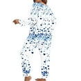 thumbnail image 5 of Lovzfmll Pajama Set for Women, Plus Size Valentine's All-Over Print Set, Long Sleeve Top and Pants, Comfortable Home Loungewear Navy, 4XL, 5 of 7
