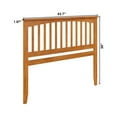 thumbnail image 7 of AFI Mission Queen Solid Wood Headboard, Light Toffee, 7 of 7