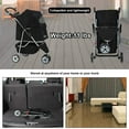 thumbnail image 5 of Bestpet Pet Stroller, 3 Wheels, Travel Folding Carrier T13, 5 of 8