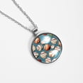 thumbnail image 4 of Baseball Glass Circular Pendant Necklace - Women's Jewelry, 4 of 5