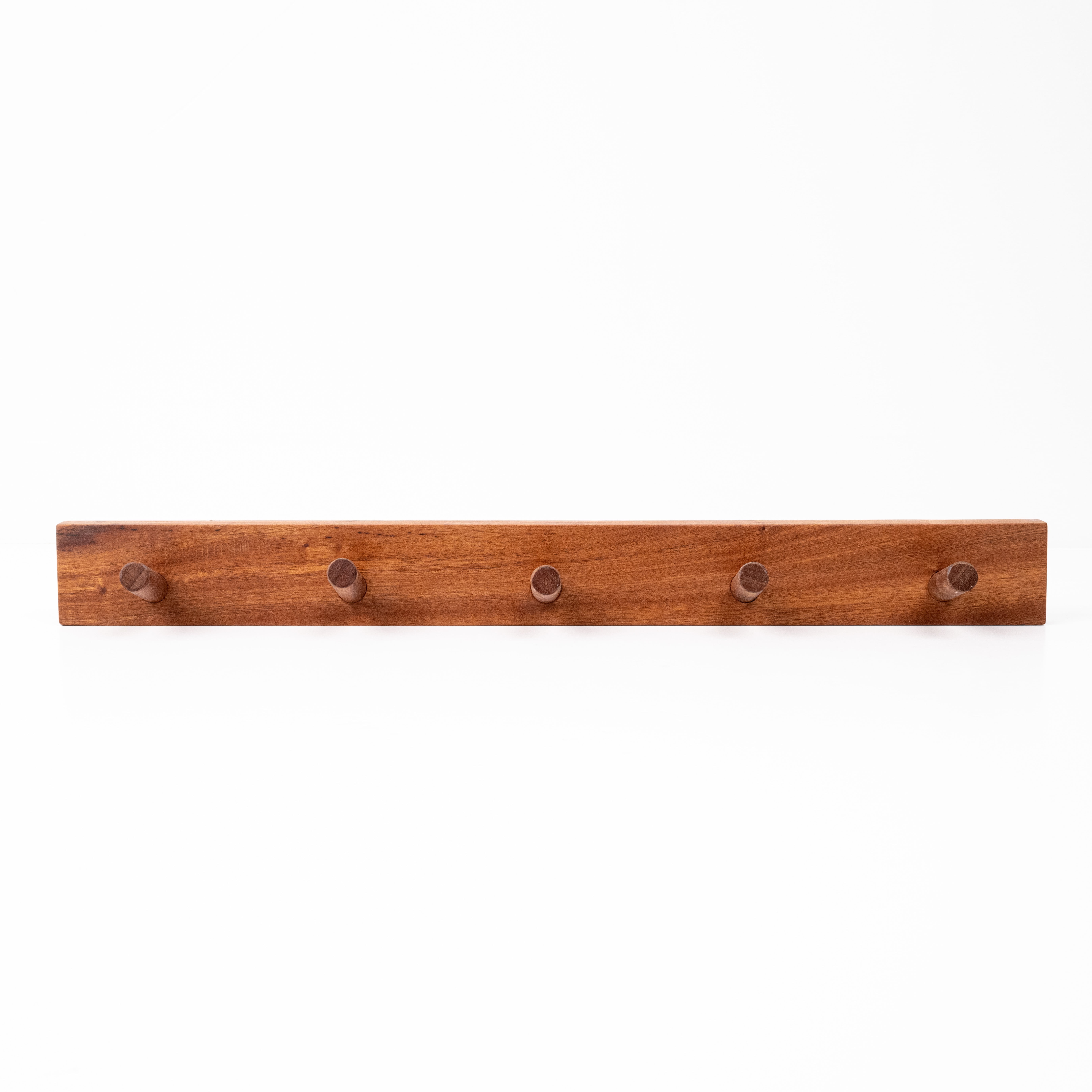 19" 5 Hook Wooden Hookboard Natural