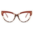 thumbnail image 3 of Women Cat Eye Anti-blue Light Reading Glasses 1.00 Classic Two-tone Trendy Readers +1.00, 3 of 7