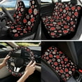 thumbnail image 2 of Jeiento Ladybug 13 PCS Car Seat Cover Full Set, with Steering Wheel Cover Seat Belt Covers Center Console Cover Daisy Cup Coasters Keychain Lipstick Holder Car Accessories for SUV Van Truck Sedan, 2 of 8
