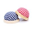 thumbnail image 3 of HEVIRGO Mini Ball Shaped DIY Tailor Needle Pin Holder Wooden Base Cushion Sewing Tool, 3 of 6