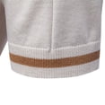 thumbnail image 5 of Polo Shirts for Men Solid Color Business Workl Lapel Knit Short Sleeve Summer Casual Slim T Shirts for Man, 5 of 9