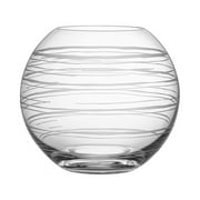 Orrefors Graphic Vase (round, medium) by Magnus Forthmeiier
