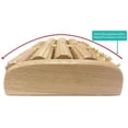 thumbnail image 4 of Masajeador de pies doble de madera, rodillo de reflexología para pies, 4 of 4