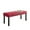 Red, variant on Roundhill Furniture Biony Fabric Dining Bench with Nailhead Trim, Purple