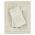 thumbnail image 1 of Beautyrest Ensemble de Draps en Coton et Polyester Contemporain Ivoire, 1 of 8