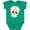Kelly Green, variant on Inktastic Sugar Skull Blue Boys or Girls Baby Bodysuit