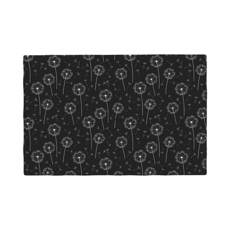 

Placemats Set of 4 Flying Dandelion Place mats for Dining Table Indoor/Outdoor Cute Heat Resistant Washable Table Mats(18 x 12 )