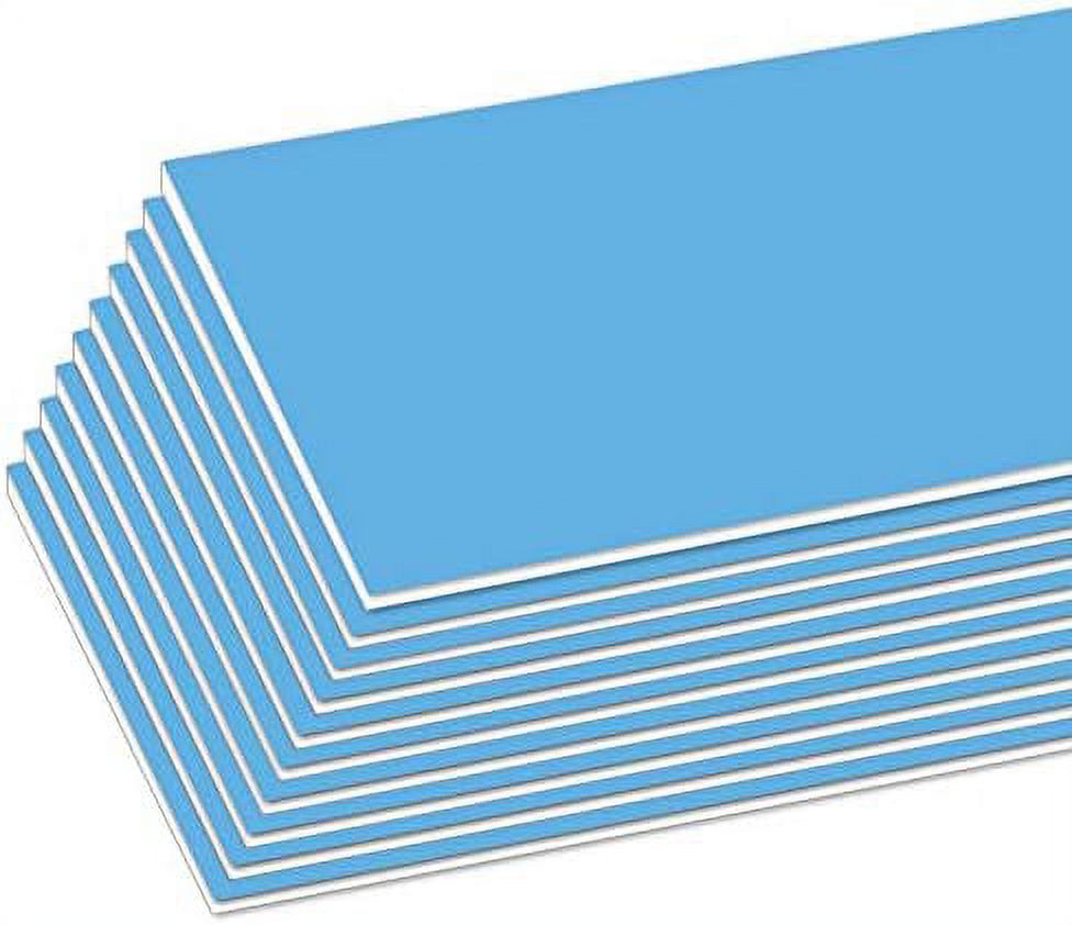 Foam Board 20" X 30" Sky Blue, Colored Foam Boards 3/16 Inch Thickness