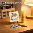 thumbnail image 5 of Kiddiway Sea Glass Art Kit - DIY Mosaic Craft Set with Adhesive, Great for Sea Glass Crafts and Glass Art Projects, Fun Craft Kits for Adults and Kids, Creative Home Decor,H, 5 of 8