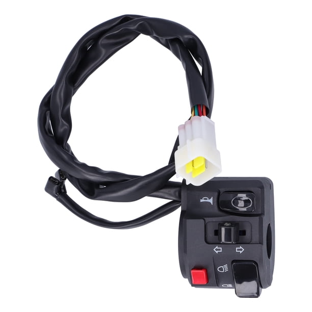 Juego De Interruptores De Manillar 22 Mm Para Moto – Luces, Bocina, Giro, Arranque Y Faros (par Izquierdo/derecho)